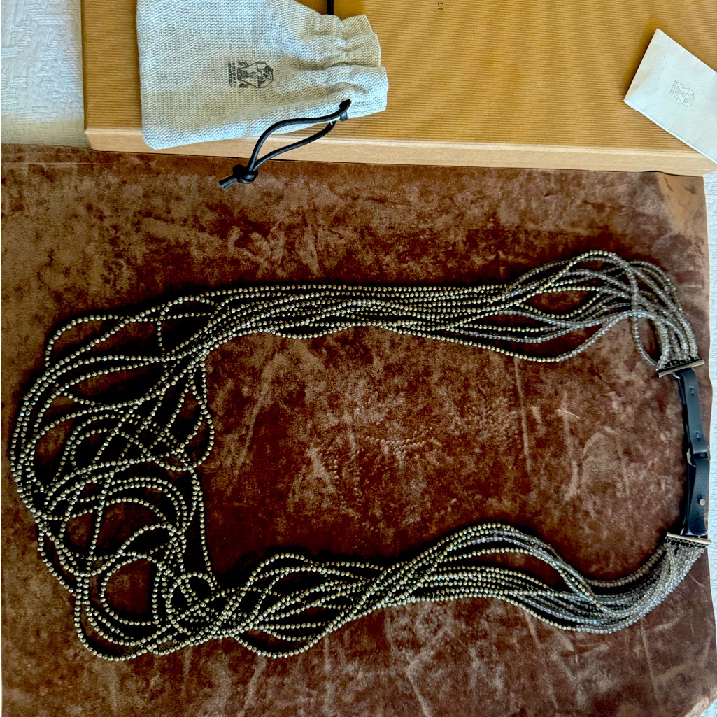 Beaded Necklace From Brunello Cucinelli. Excellent Condition, Like New.